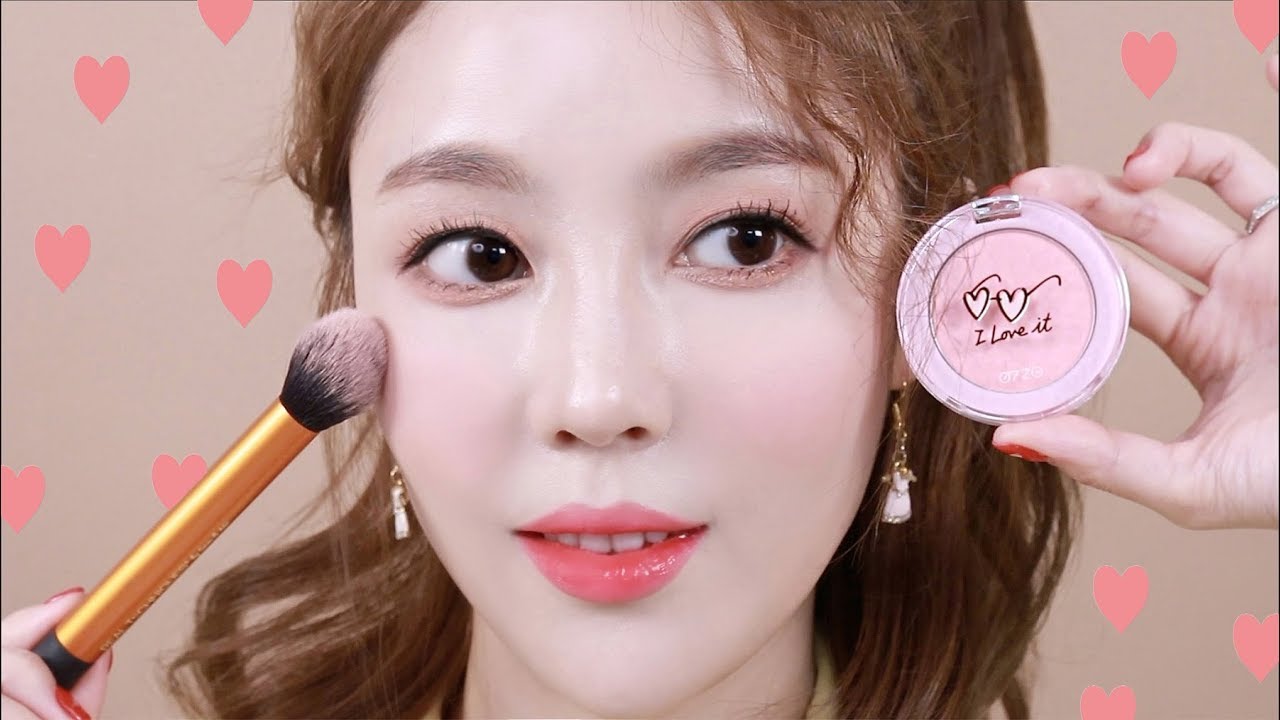 전부 5천원?! 다이소 '0720' 화장품 과즙상 핑크메이크업! | 샨토끼