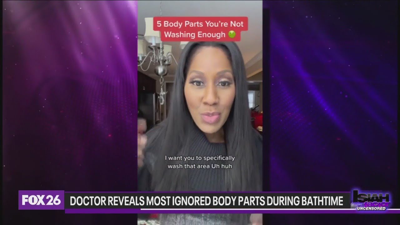 Physician reveals the top 5 most ignored body parts during bath time