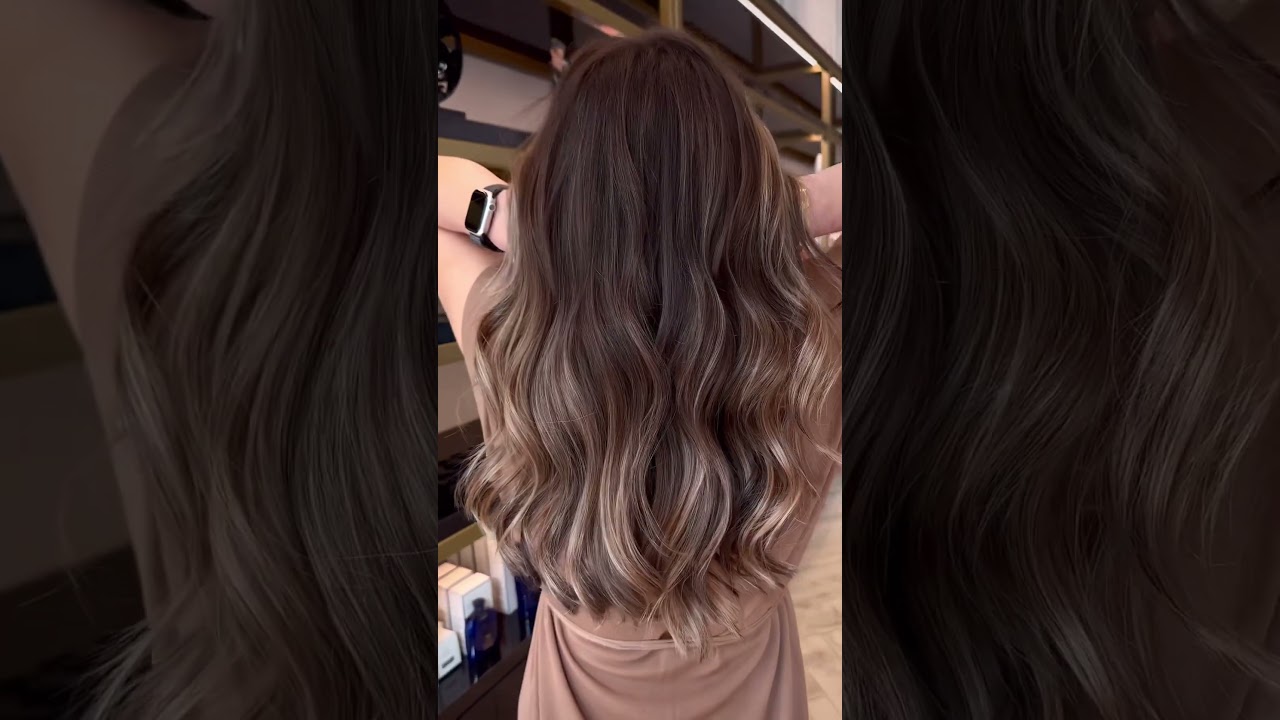 OBSESSED with this transformation #howto #haircolor #bronde #balayage #reversebalayage #fyp