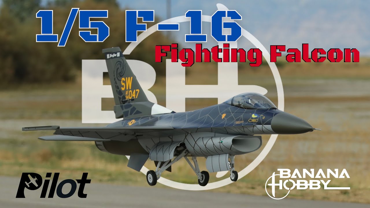Pilot 1/5 F-16 Fighting Falcon “Venom” Scheme flight video