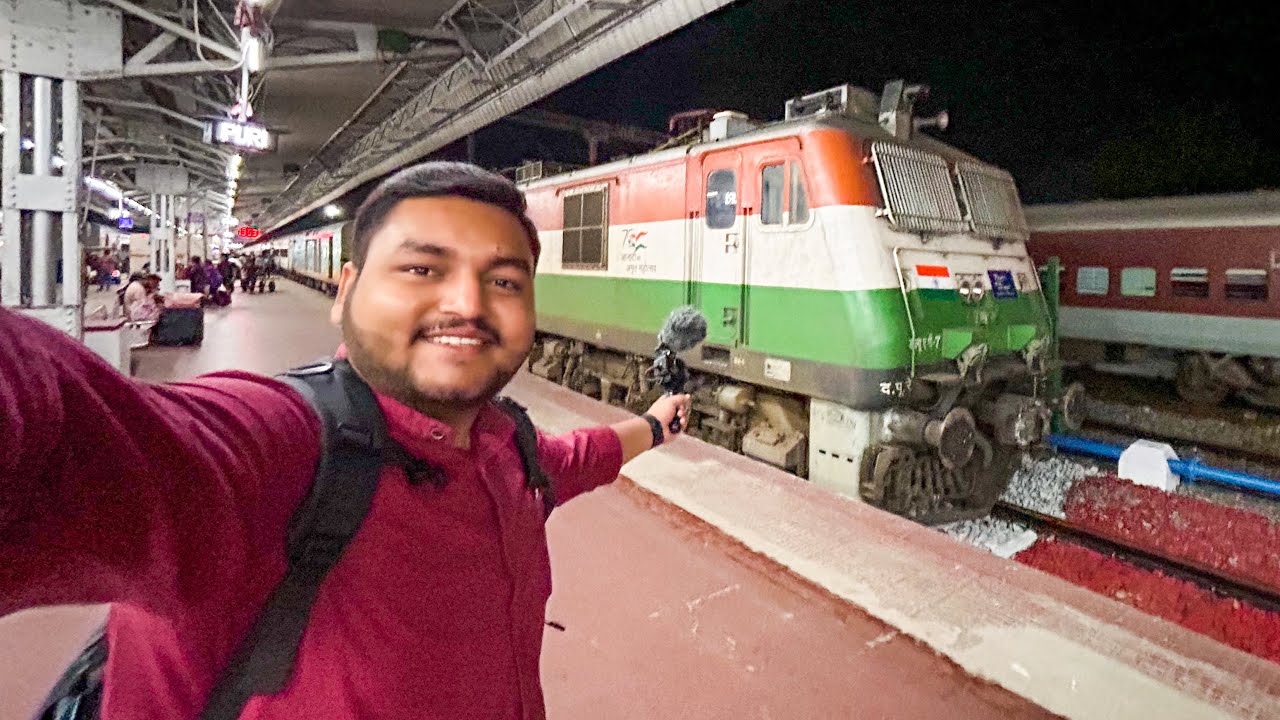 পুরী হাওড়া সুপারফাস্ট এক্সপ্রেস ট্রেন ভ্লগ Puri Howrah Superfast Express Train Vlog.