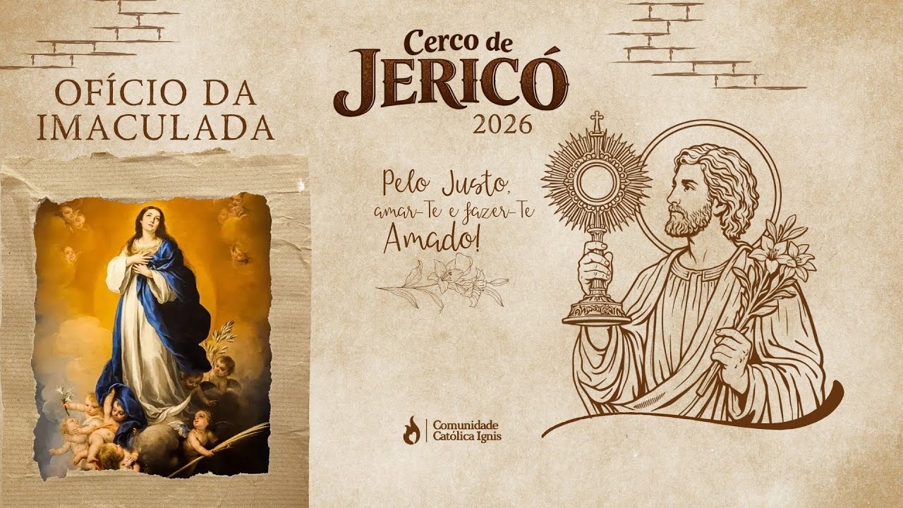 OFÍCIO DA IMACULADA AO VIVO - 00H00 | CERCO DE JERICÓ 2026 | QUINTA - FEIRA - 29/01/2026
