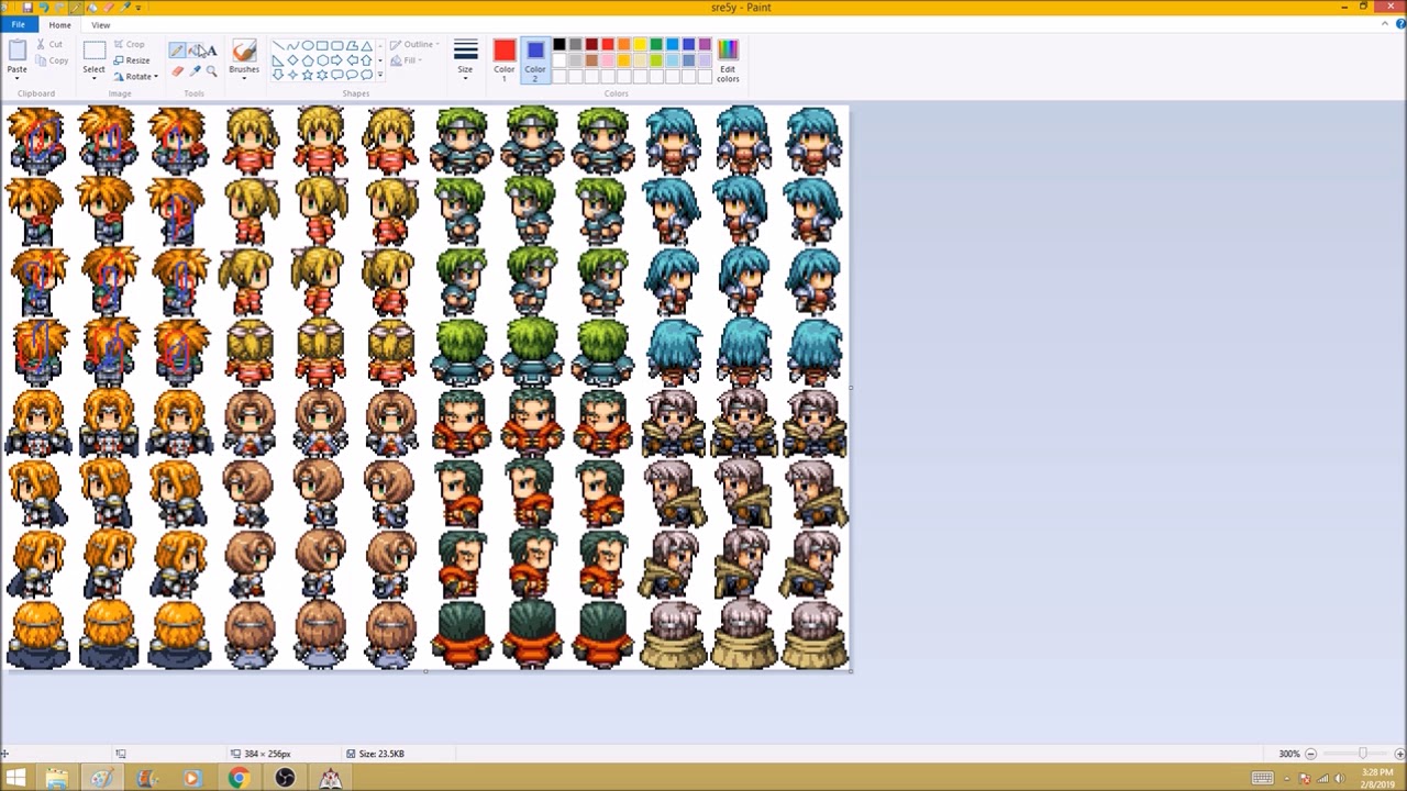 RMVX & VX Ace: How to Create your Own Custom Sprites