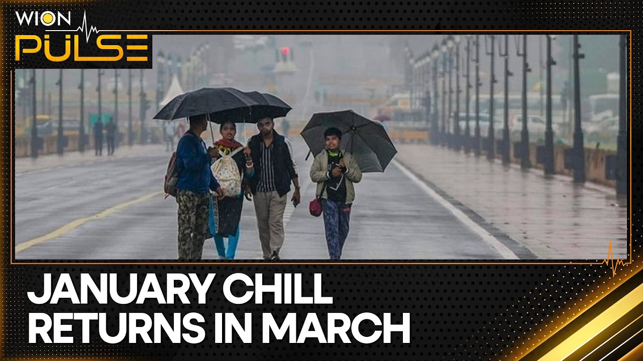 North India Rain: 1,000-km Rain Band Sweeps South Asia, Brings Rain to North India | WION PULSE