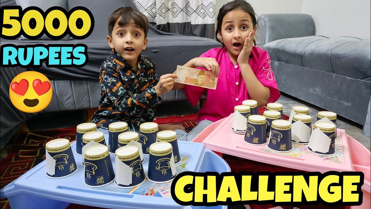 Aj ka challenge kon jeeta??😜winner ko milenge 5000 rupees😛😛😍