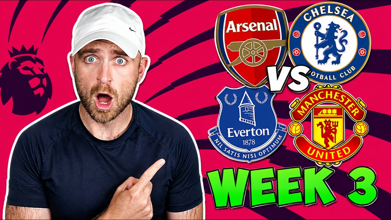 PREMIER LEAGUE WEEK 3 PREDICTIONS & TIPS!