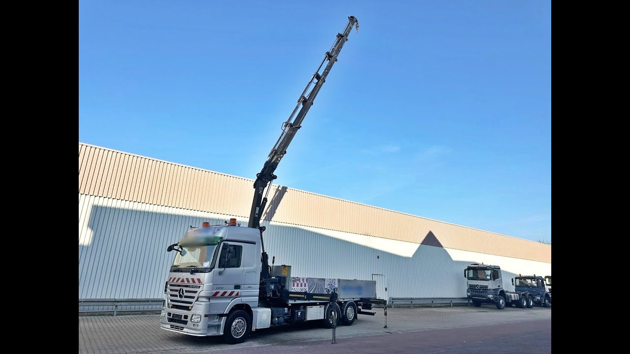 DAIMLER-BENZ Actros 2546 L 6x2, Hiab Kran 244 E - 6 Hiduo, 16,1 m 920 kg, Funk