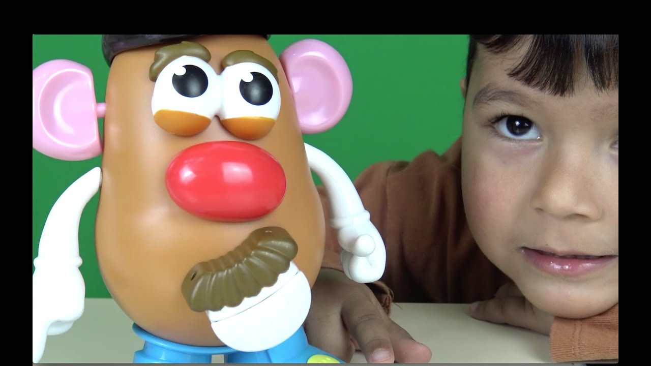 Bay patates kafa konuşuyor ve şarkı s&ouml;yl&uuml;yor playskool potato head movin&rsquo; lips eğlenceli oyuncak