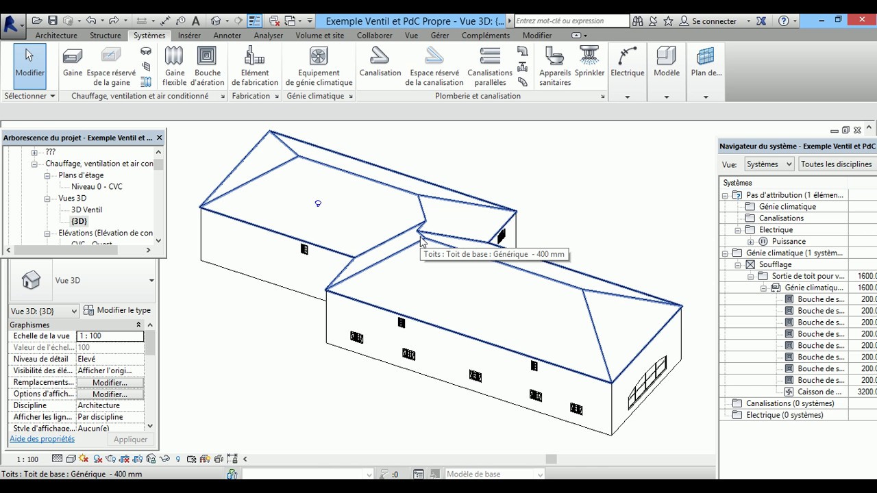 REVIT MEP - Tutoriel Francais / Tout sur l'aéraulique [Partie 1]