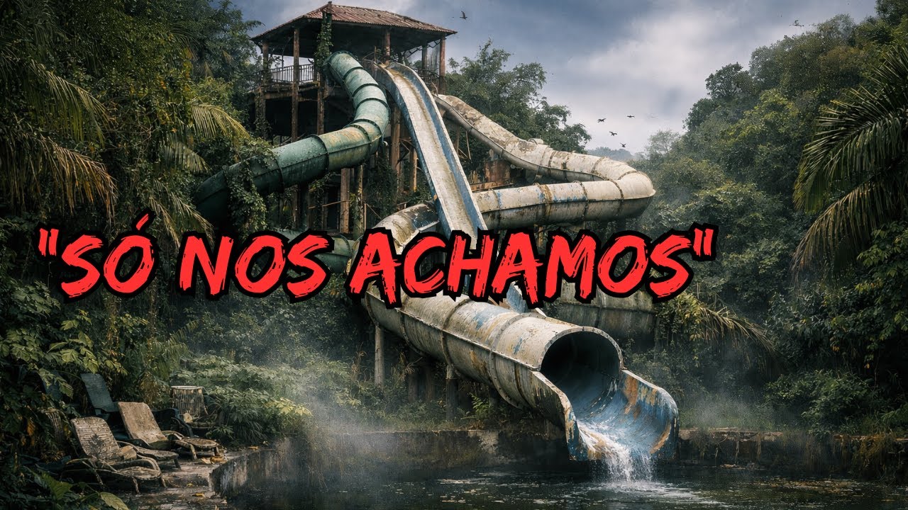 ACHEI UM PARQUE AQUÁTICO SECRETO NA MATA (Ele foi apagado do mapa!)