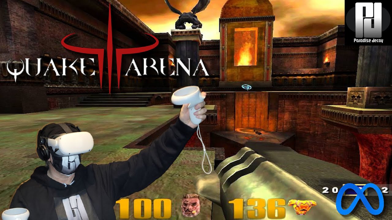 Incredible! - QUAKE 3 ARENA on Quest 2 (Work In Progress VR Mod!) GET FRAGGED!