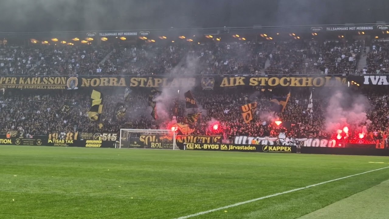 AIK Norra St&aring;plats mot Malm&ouml; FF i Allsvenskan 23.07.2023