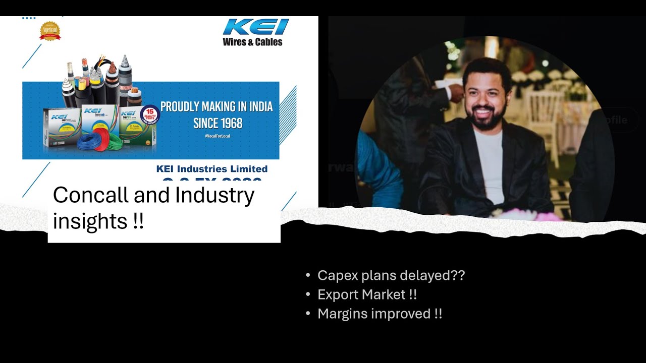 KEI Industries Q2 Concall and beyond