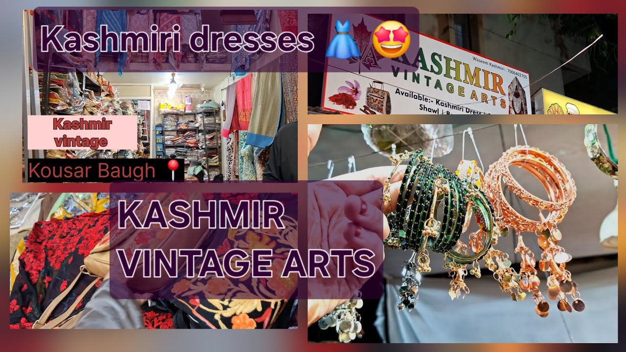 KASHMIRI DRESSES & PASHMINAH SHAWLS |EID SHOPPING| KAUSAR BAUGH VLOG #viral #dress #shopping #vlog 