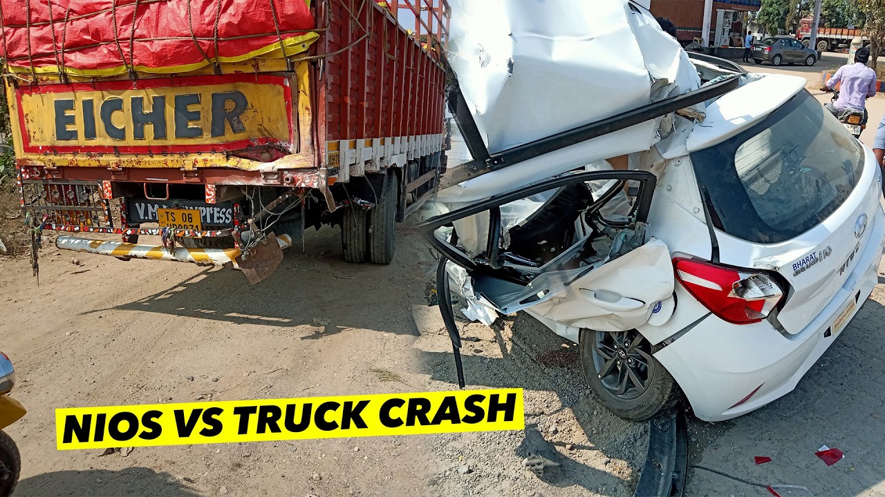 TOP 10 HYUNDAI i10 NIOS VS TRUCK CRASH IN INDIA ! ! Build Quality Of Hyundai