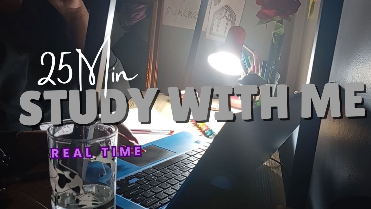📒Study with me | 4am Study Session | Study ASMR | Real time | No Music