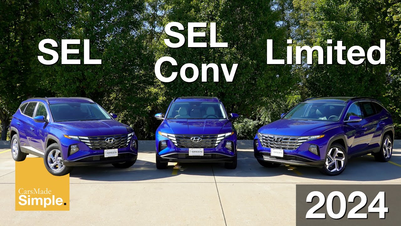 2024 Hyundai Tucson SEL vs SEL Convenience vs Limited | Side by Side Trim Comparison!