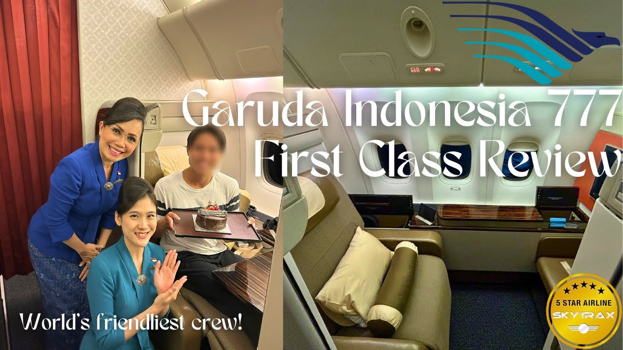 Flying on Indonesia's Presidential Jet! | Garuda Indonesia 777 FIRST CLASS Review (Bali &rarr; Jakarta)