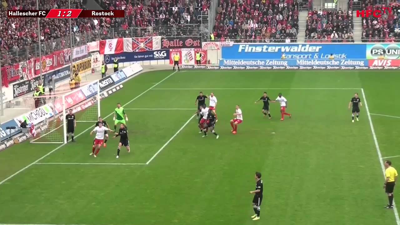 33.ST Spielbericht Hallescher FC - F.C. Hansa Rostock