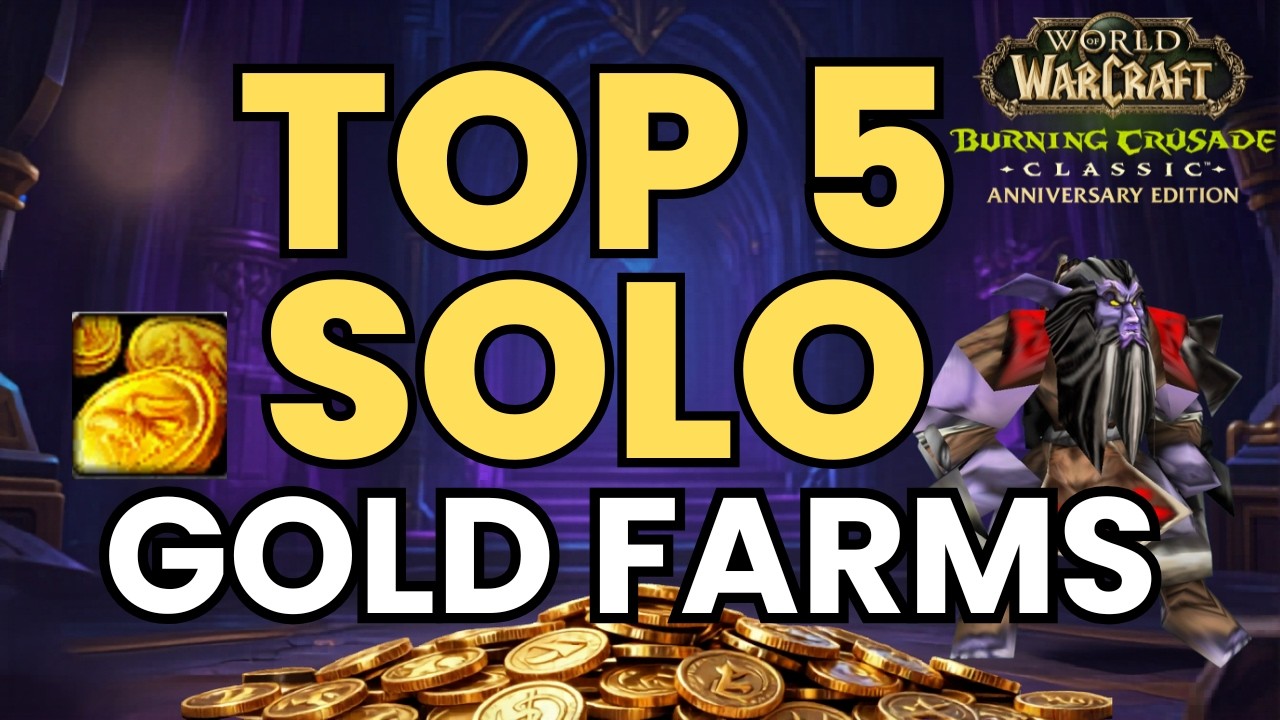 TOP 5 SOLO DUNGEON GOLD FARMS in TBC Anniversary