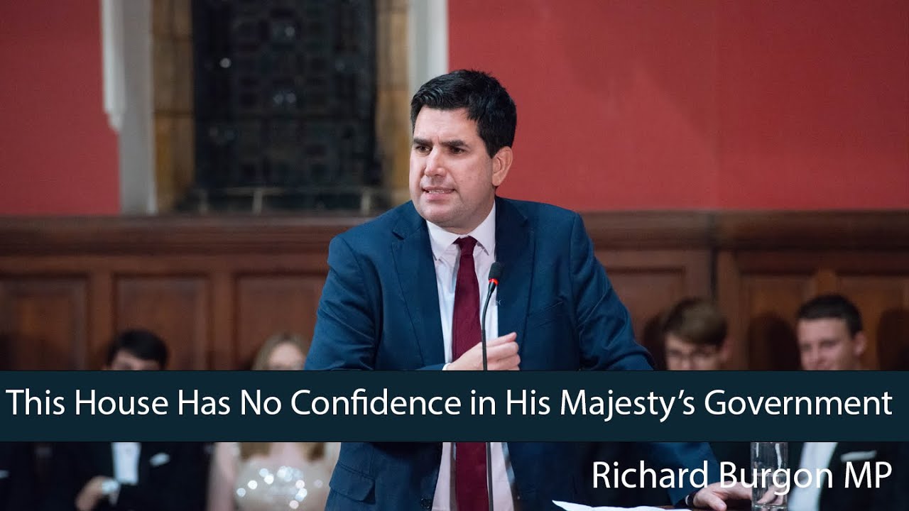 Richard Burgon MP | This House Has No Confidence in His Majesty’s Government (3/6) | Oxford Union