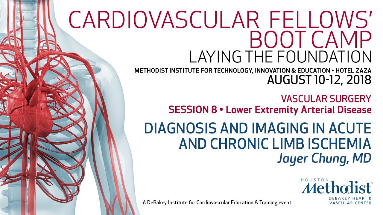 Diagnosis and Imaging in Acute and Chronic Limb Ischemia (Jayer Chung, MD)