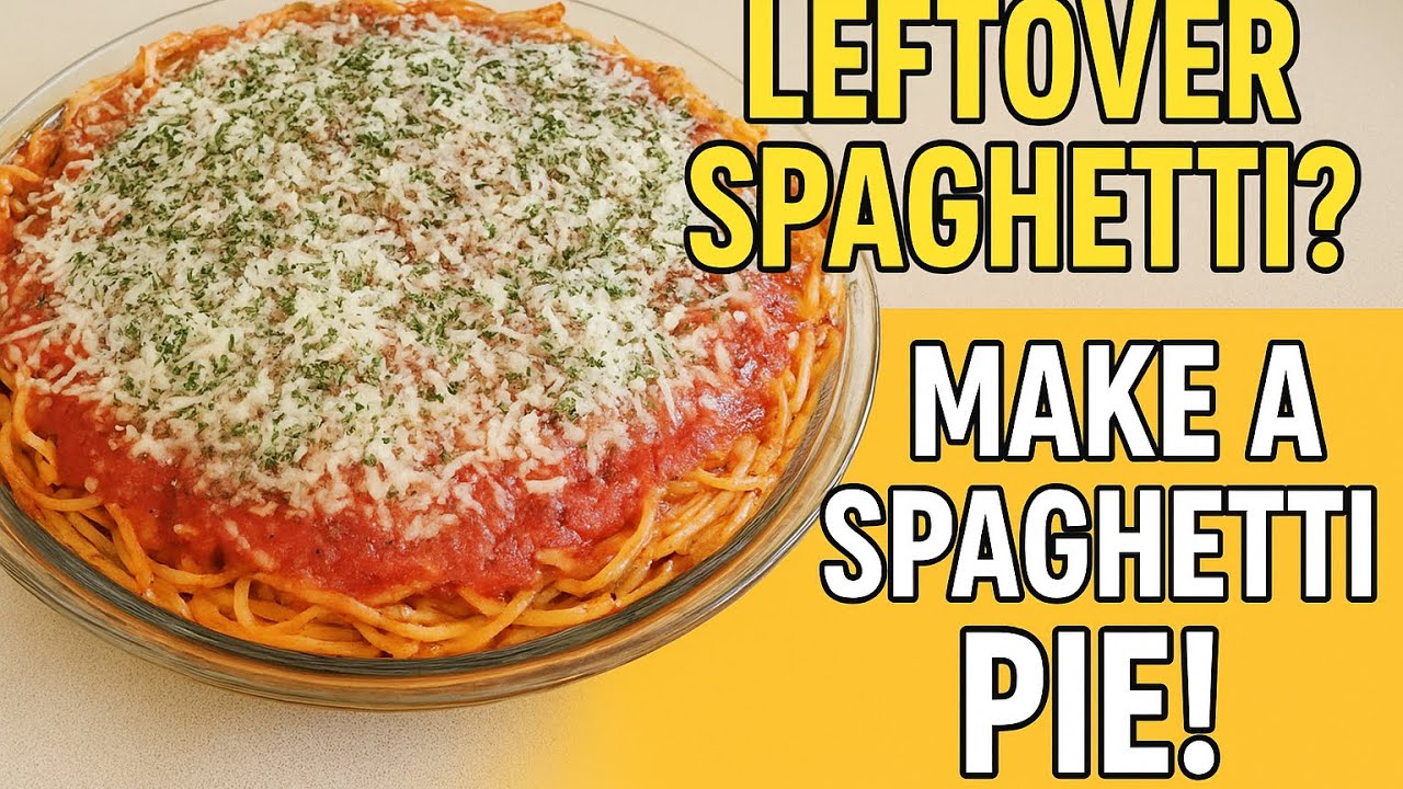 Leftover Spaghetti Pie | The Ultimate Pasta Leftovers Hack