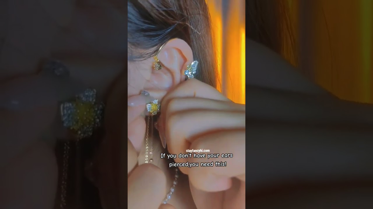 Link in comment#925sterlingsilver #jewelry #earcuff#butterfly #earrings