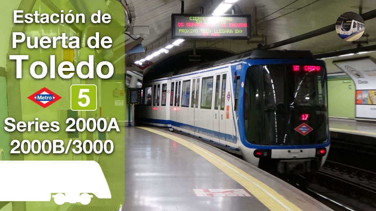 Circulaciones por la estación de Puerta de Toledo L5 | Metro de Madrid