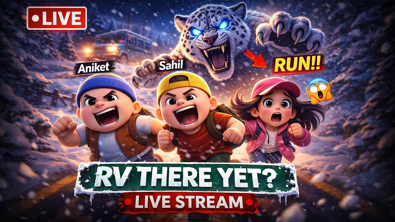 RUN FOR YOUR LIFE! 😱🐻 RV THERE YET w/ Friends (LIVE)