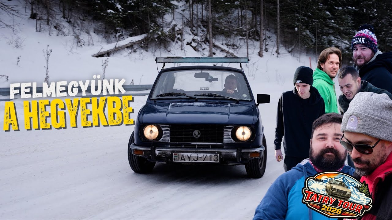 A hétvégén felmentünk a hegyekbe! | Tátra Túra 2026 ❄️ ❌lezárt útszakasz blablabla❌ EP01