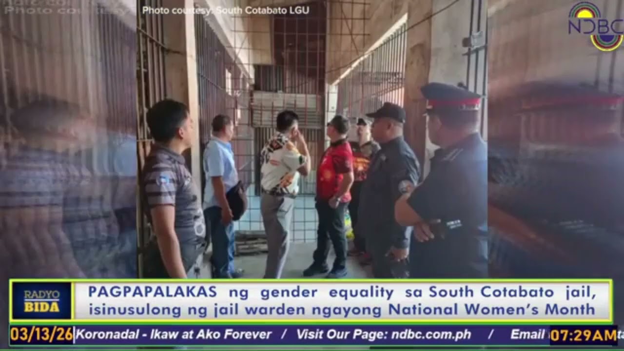 PAGPAPALAKAS ng gender equality sa South Cotabato jail, isinusulong ng jail warden