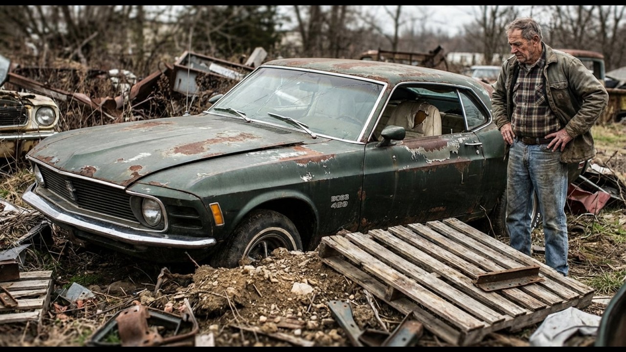 ASMR Car Restoration: Rusty Mustang 429 Reborn