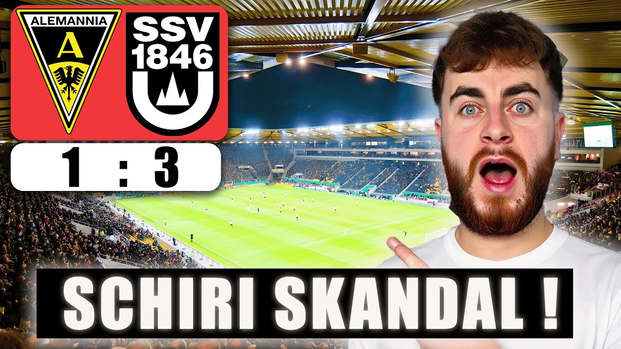 KLATSCHE VOR 22.000 ZUSCHAUERN ! 😡Alemannia Aachen - SSV Ulm 1:3 Stadionvlog