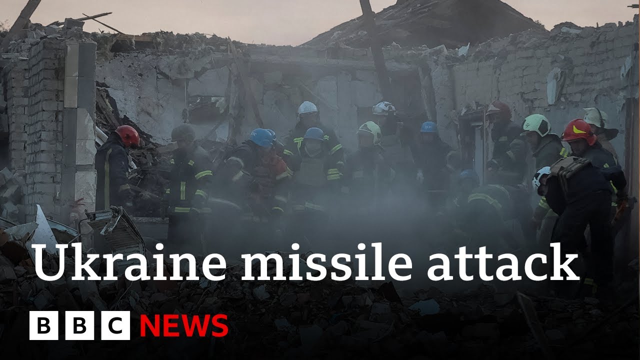 Ukraine: 'Every family' in village of Hroza affected by missile attack - BBC News