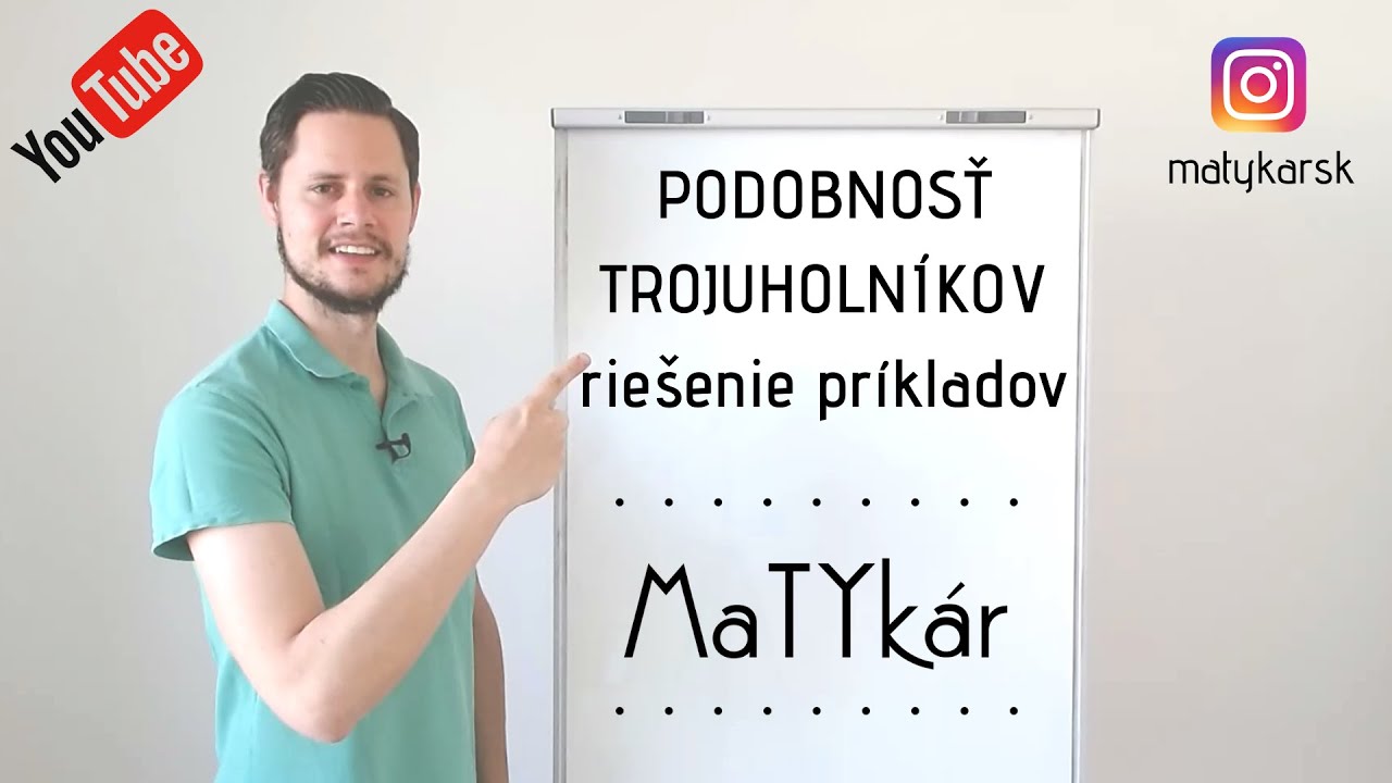 PODOBNOSŤ TROJUHOLNÍKOV - riešenie príkladov