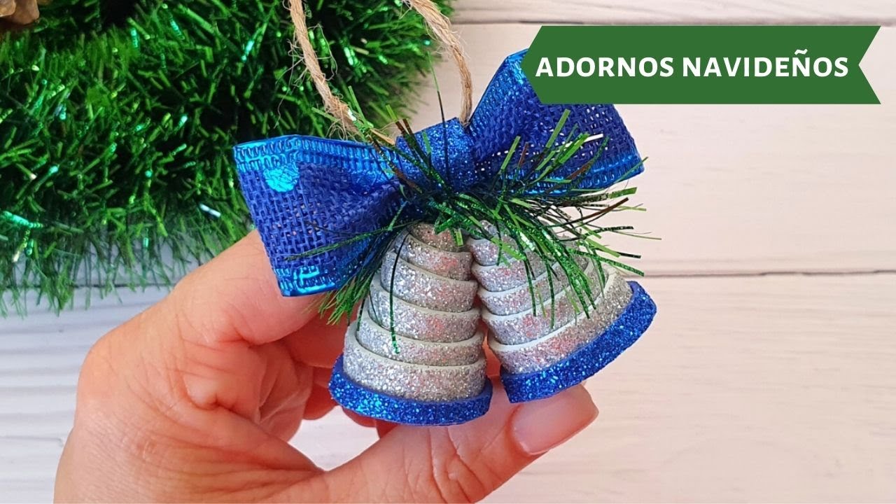 Adornos de navidad con goma eva