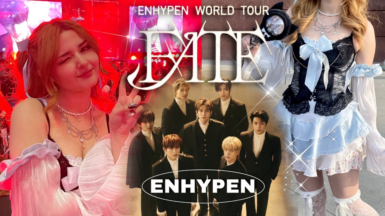 ENHYPEN FATE PLUS LA CONCERT VLOG✮⋆˙( I got to hold hands with the members!!!! )