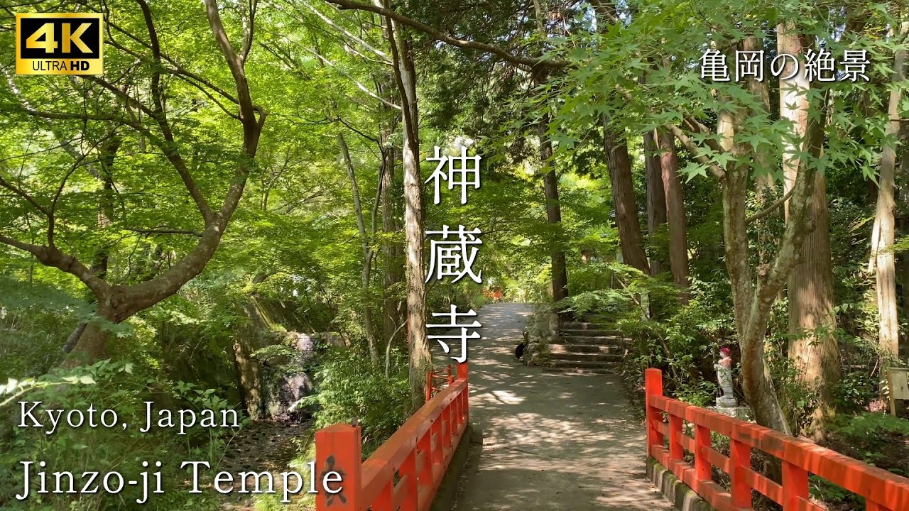 【 Jinzo-ji 】🇯🇵The temple surrounded by the beautiful nature of Kameoka, Kyoto Japan