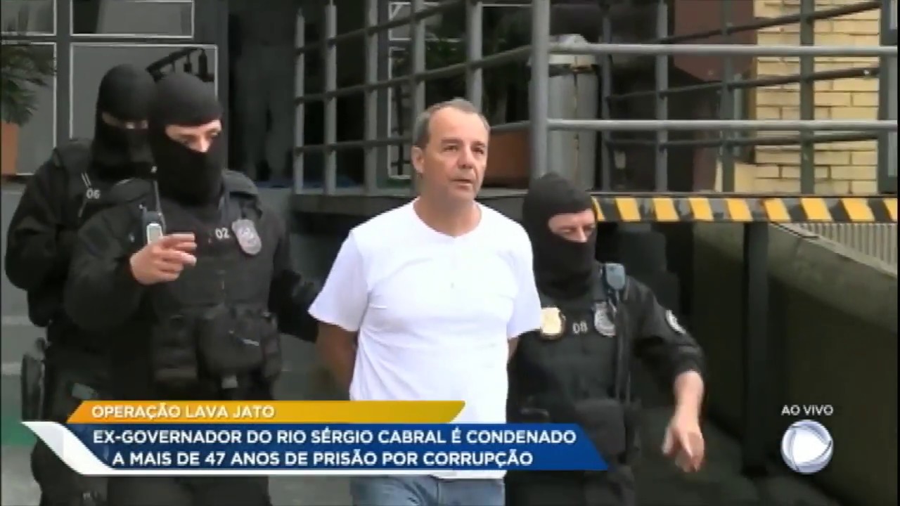 Sérgio Cabral é condenado a mais 47 anos de prisão