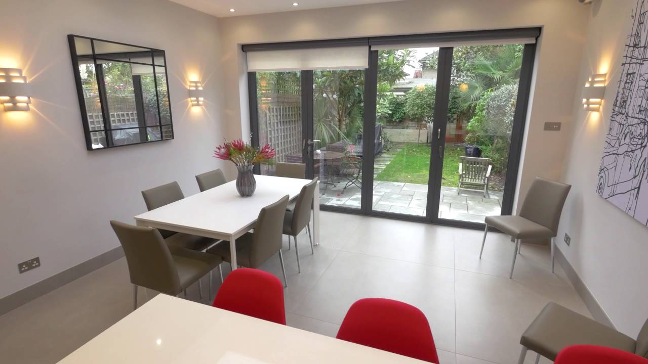 Electric roller blinds for bifolding doors