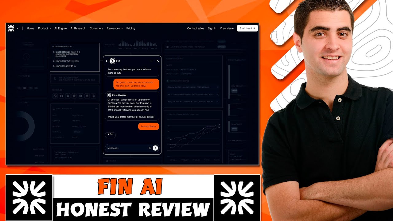 Fin Ai Honest Review | Best AI Agent For Customer Service (Pros And Cons)