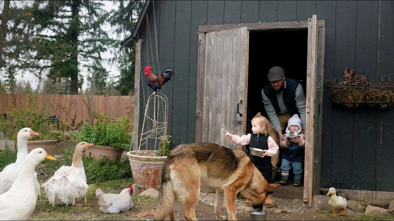 Quiet Winter Days on Our Family Farm | Homeschool, Chores & Slow Living