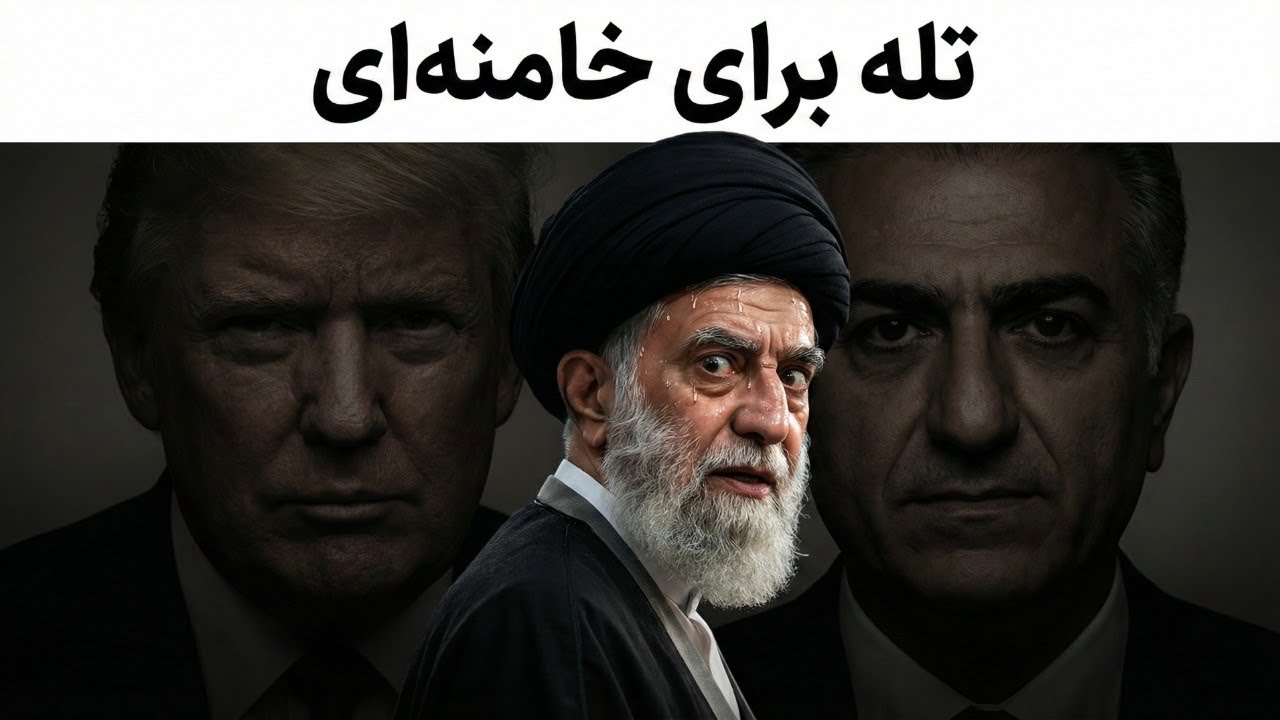 وحشت خامنه‌ای از ترامپ و قیام دانشجویان برای شاهزاده رضا پهلوی