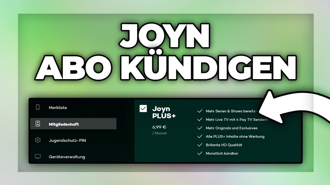 Joyn Abo k&uuml;ndigen - Tutorial
