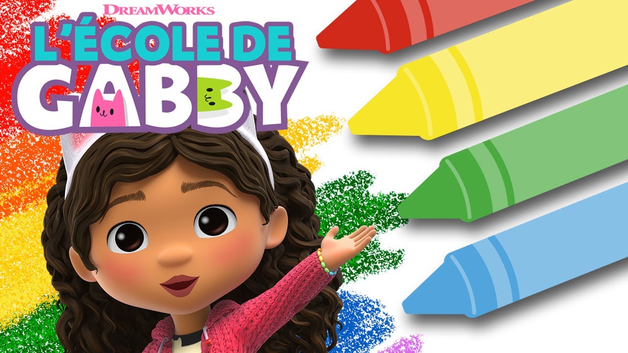 Apprends les couleurs avec Gabby! | Jeu de tri par couleur pour les enfants | L’ÉCOLE DE GABBY