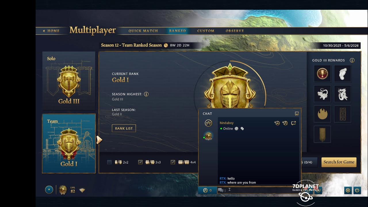 Age Of Empires IV Team Ranked Battle Match
