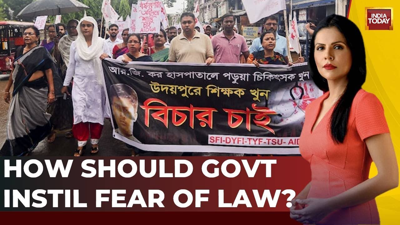 Kolkata Rape-Murder: How Should Government Instil Fear Of Law? | Maharashtra School Rape Case