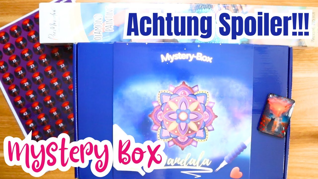 Unboxing der Mandala Mystery Box || hübsches neues Katzen Diamond Painting #blackweek