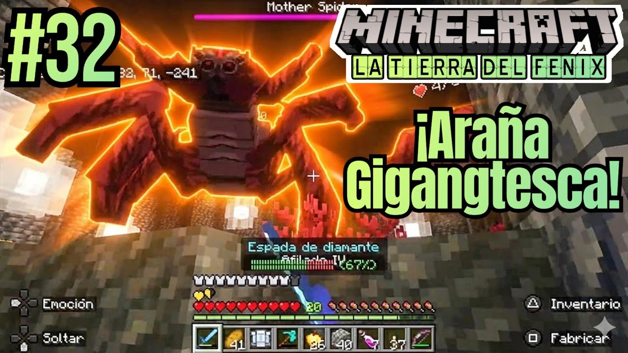¡Video NO APTO para Personas ARACNOFÓBICAS! | Minecraft la Tierra del Fénix #32